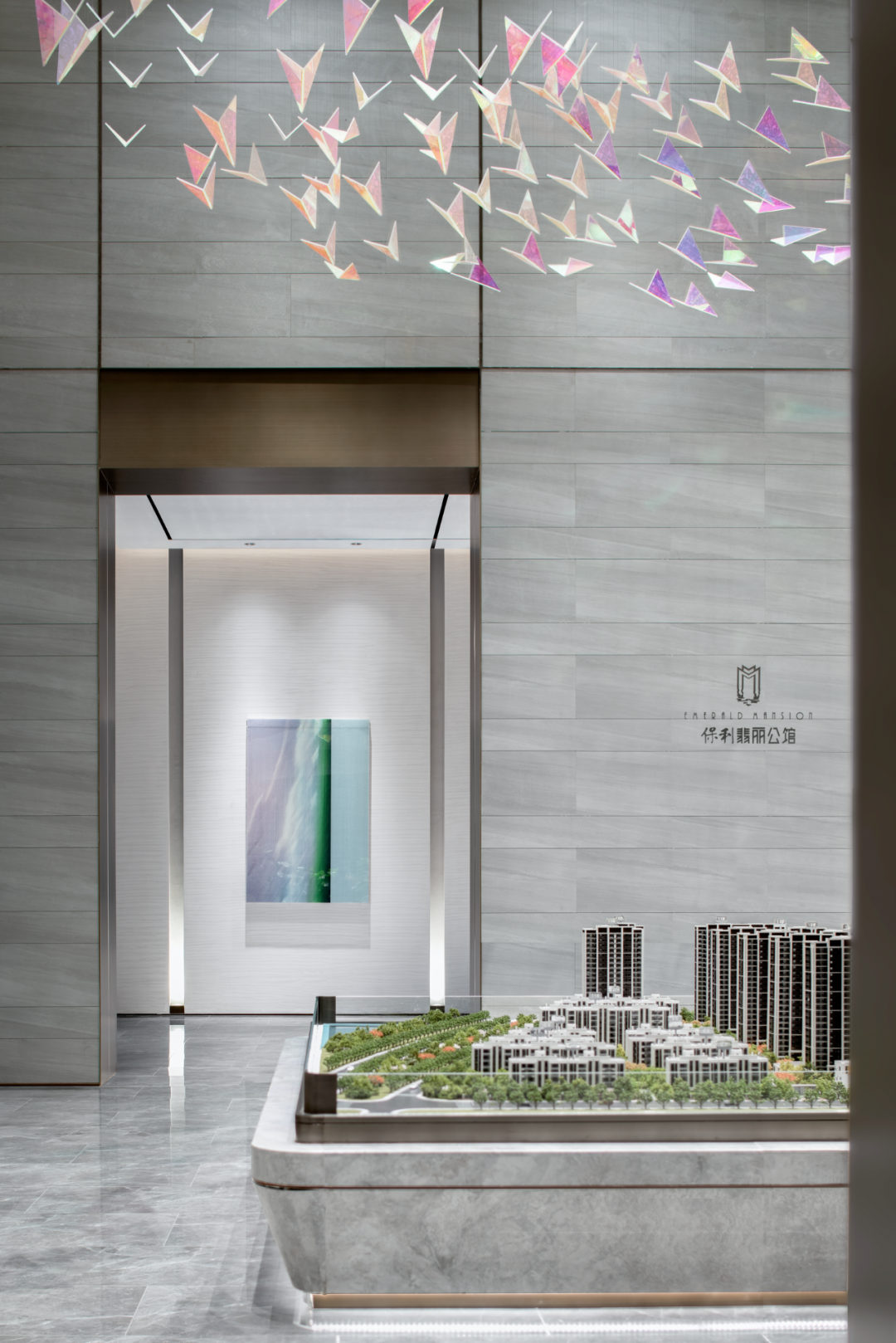 炫彩玻璃+米灰色调，流动的空间灵魂 | 元禾大千-24