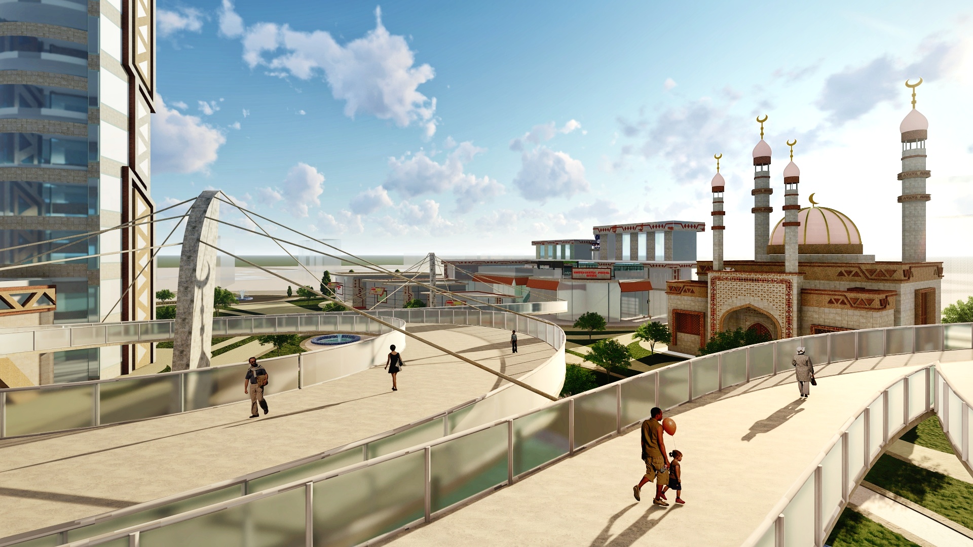 مشروع تصميم منطقة حضرية-1