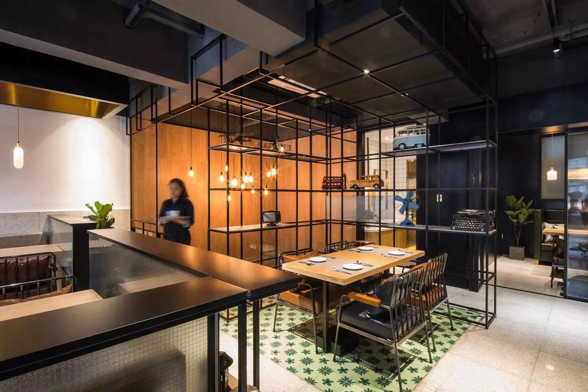 全文室内设计-“每天”美式休闲餐厅-64