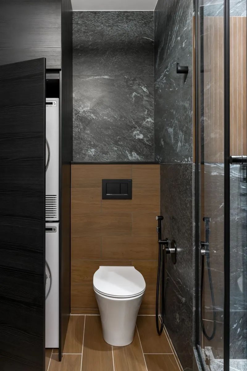 川谷堂 104㎡现代简约二人居丨Yulia Fambulova-53