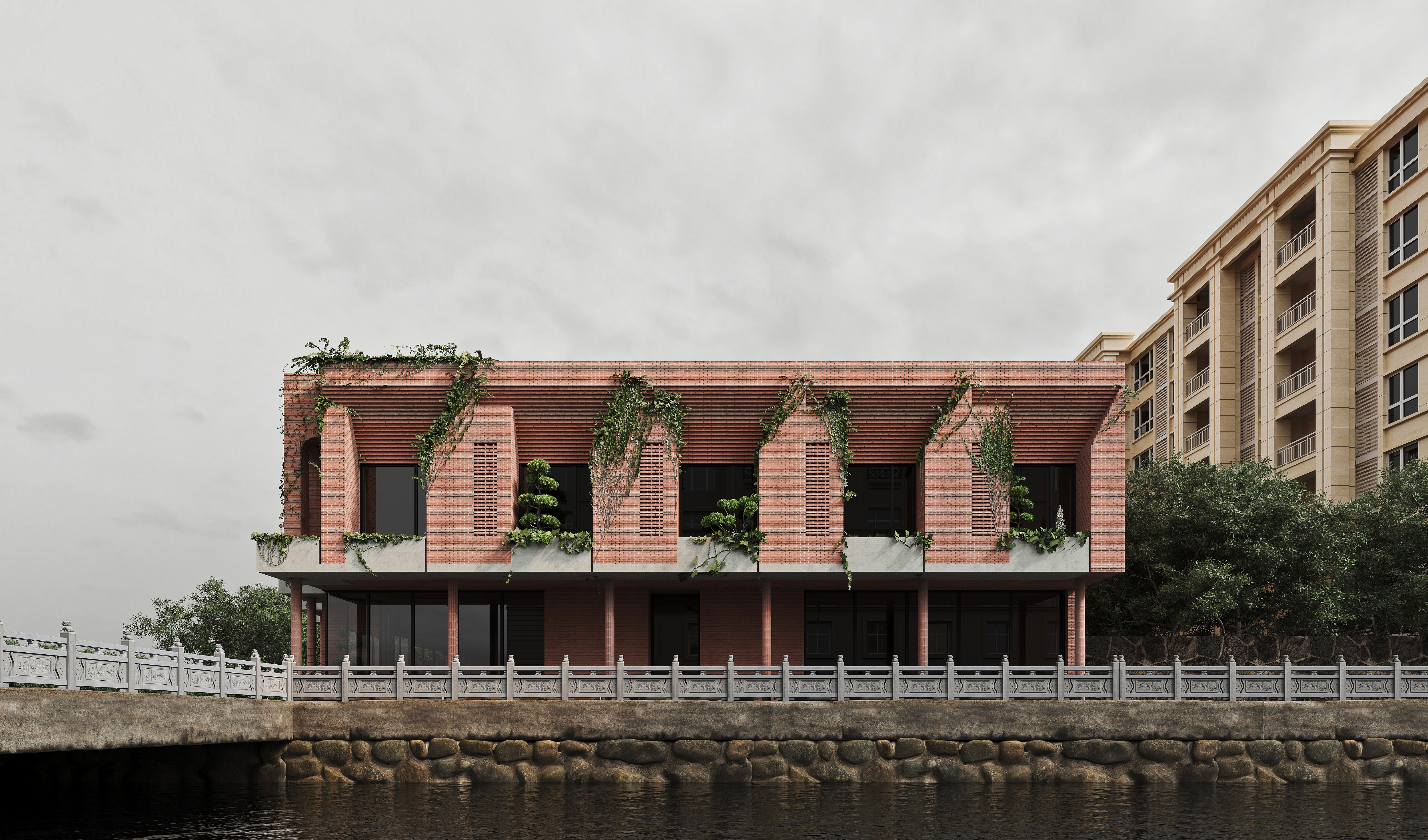 像美术馆的早茶店效果图-4