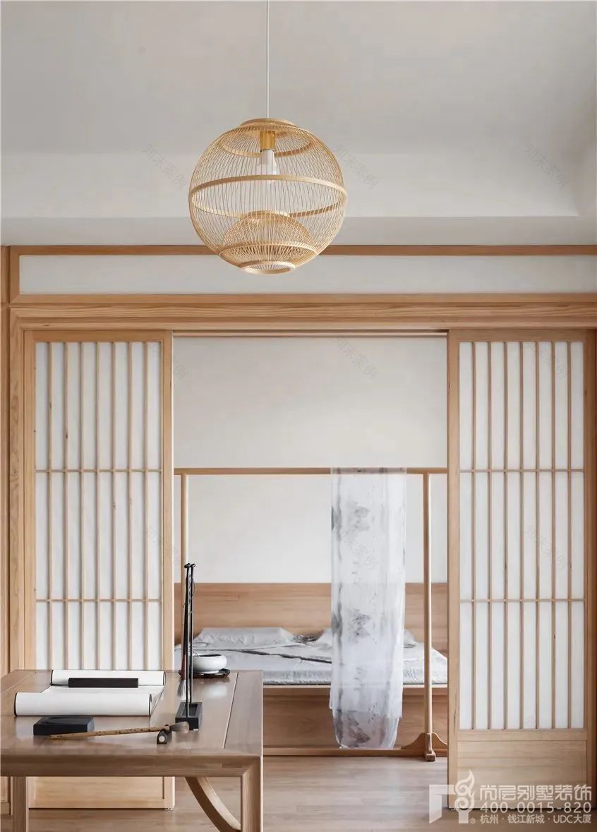 禅意日式,尚层别墅的诗意空间丨尚层别墅装饰-41