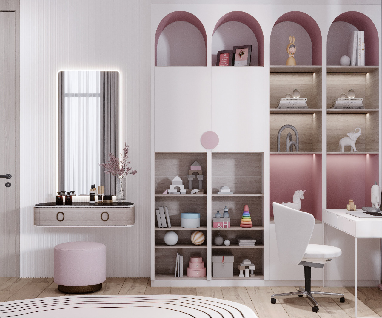 Girlbedroom 室内设计丨阿联酋-10