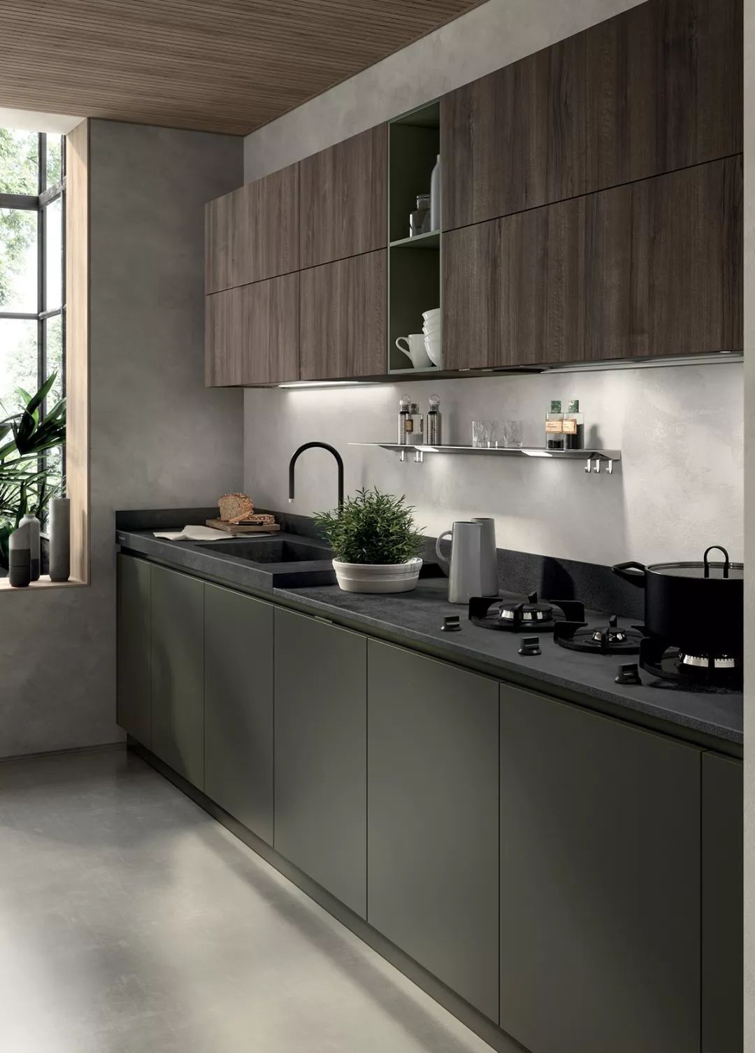 开放式厨房设计美学与实用兼具-50