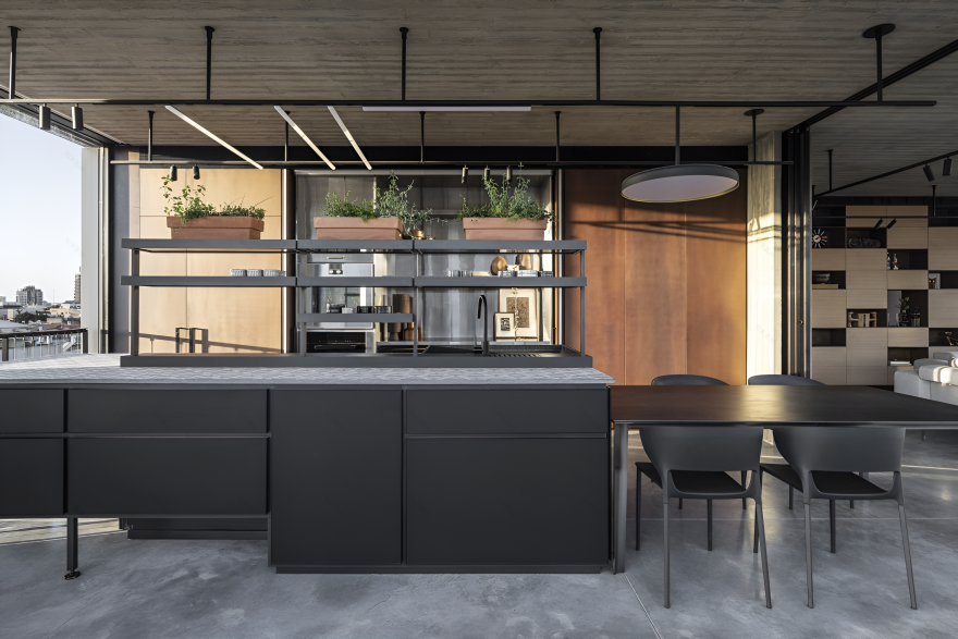 SH 顶层公寓丨以色列丨Pitsou Kedem Architects-14