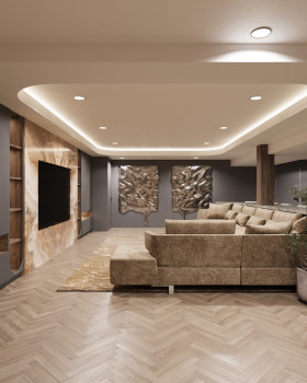 费城地下室室内设计丨美国