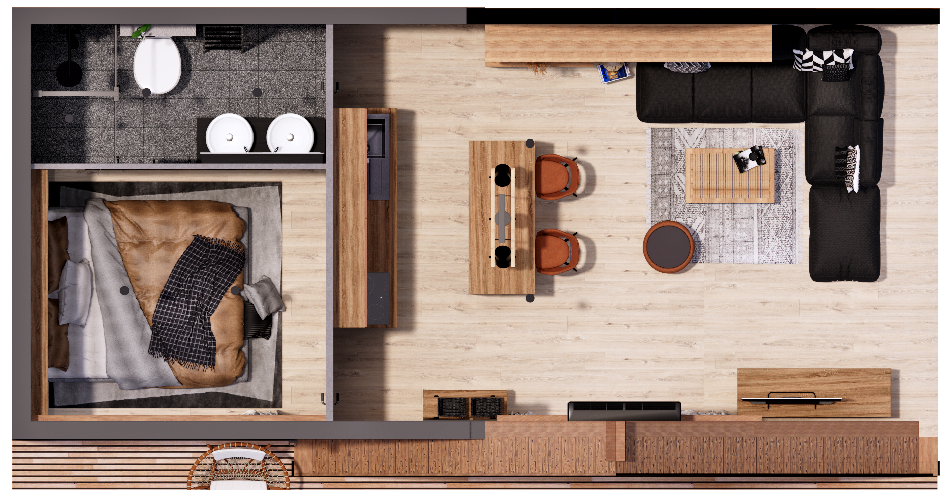 A frame house A34 .. 34m2-2