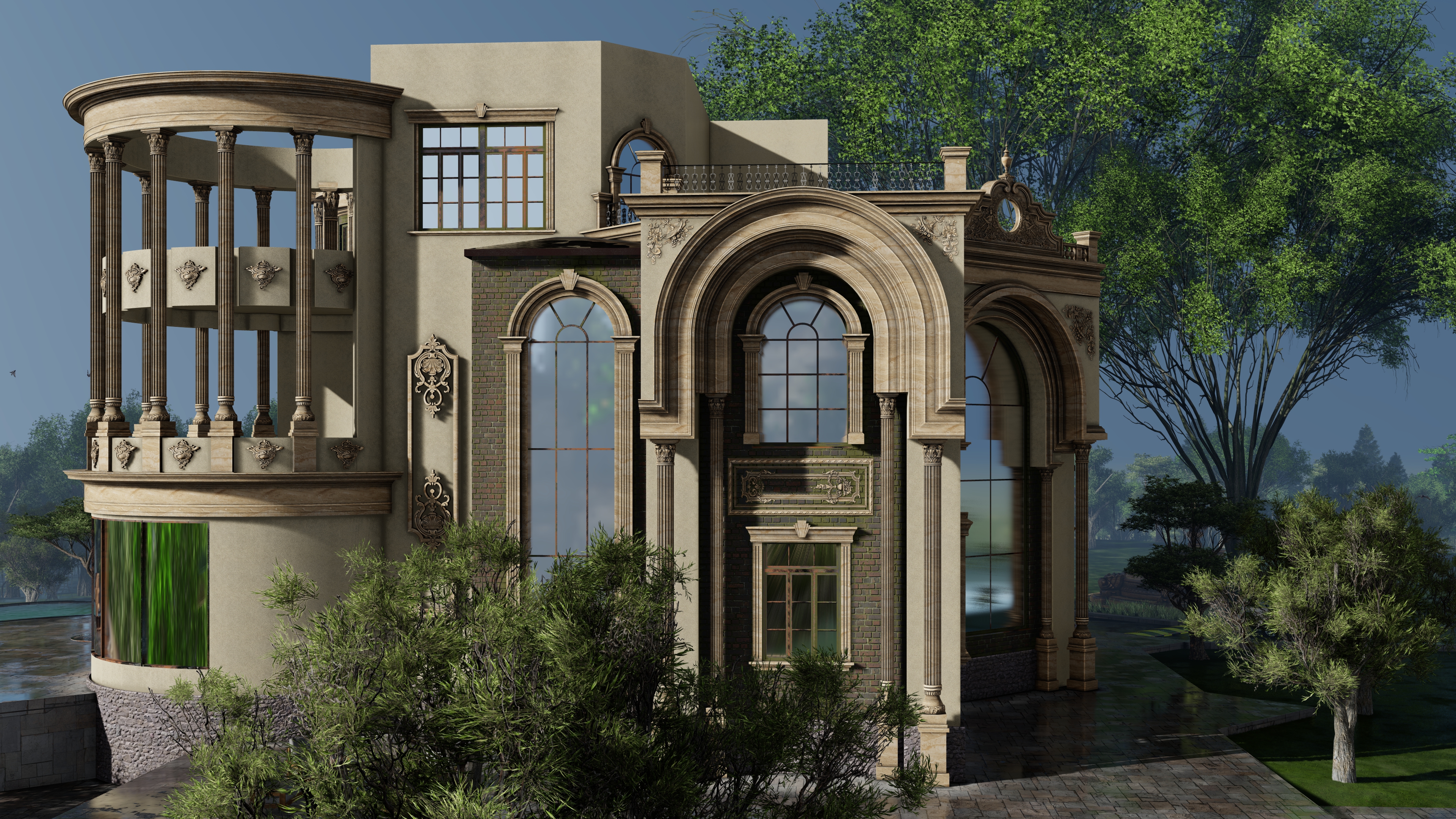 虚构的经典别墅丨个人-6