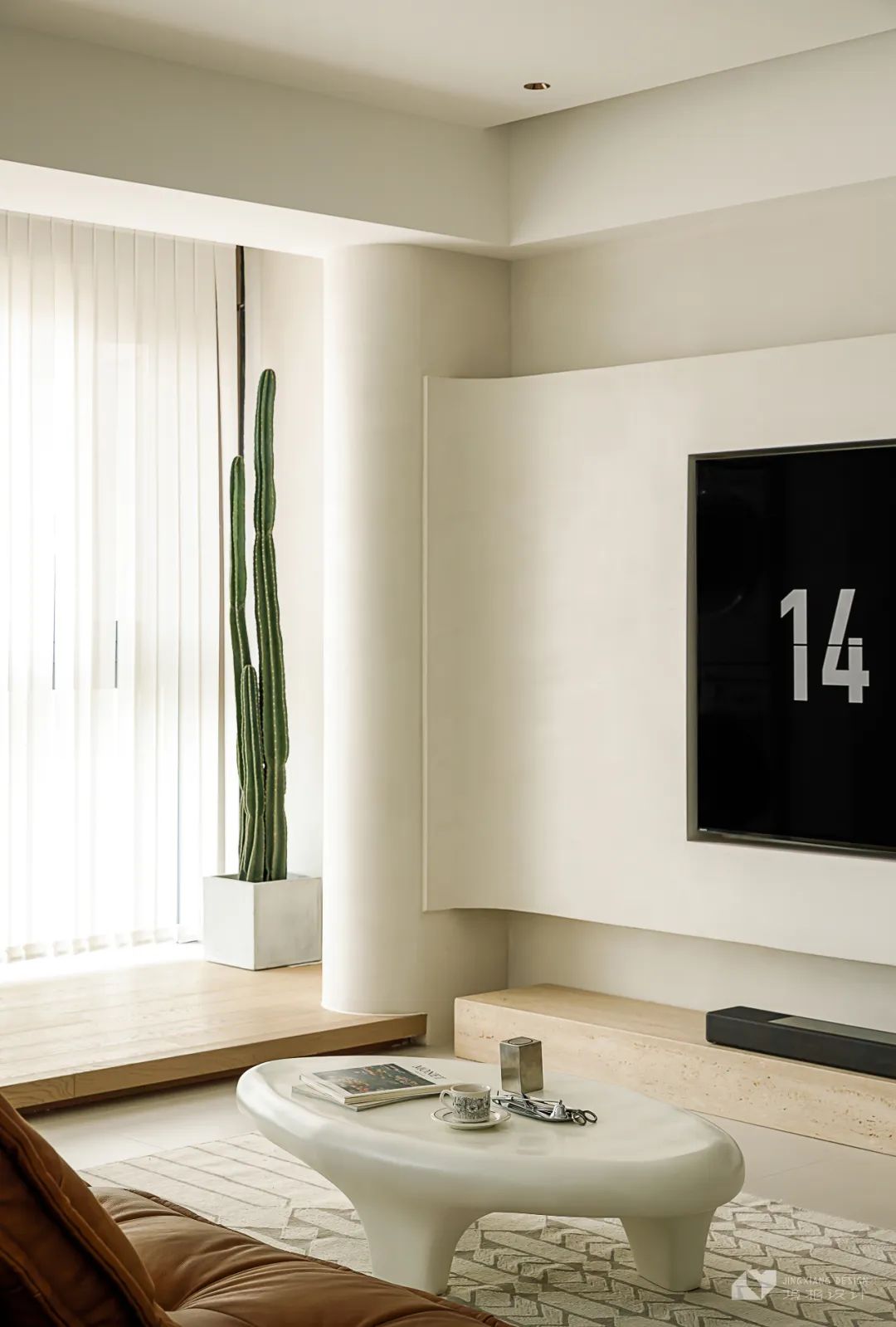 璞境 · 简约奶油侘寂风,纯净空间的艺术探索丨中国深圳丨深圳境相设计-8