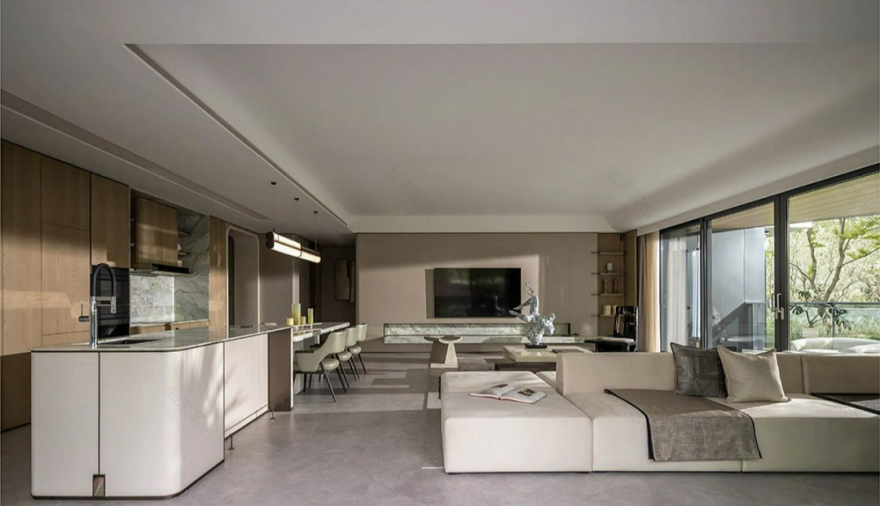 简约豪宅的诗意美学丨WSD 世尊设计-13