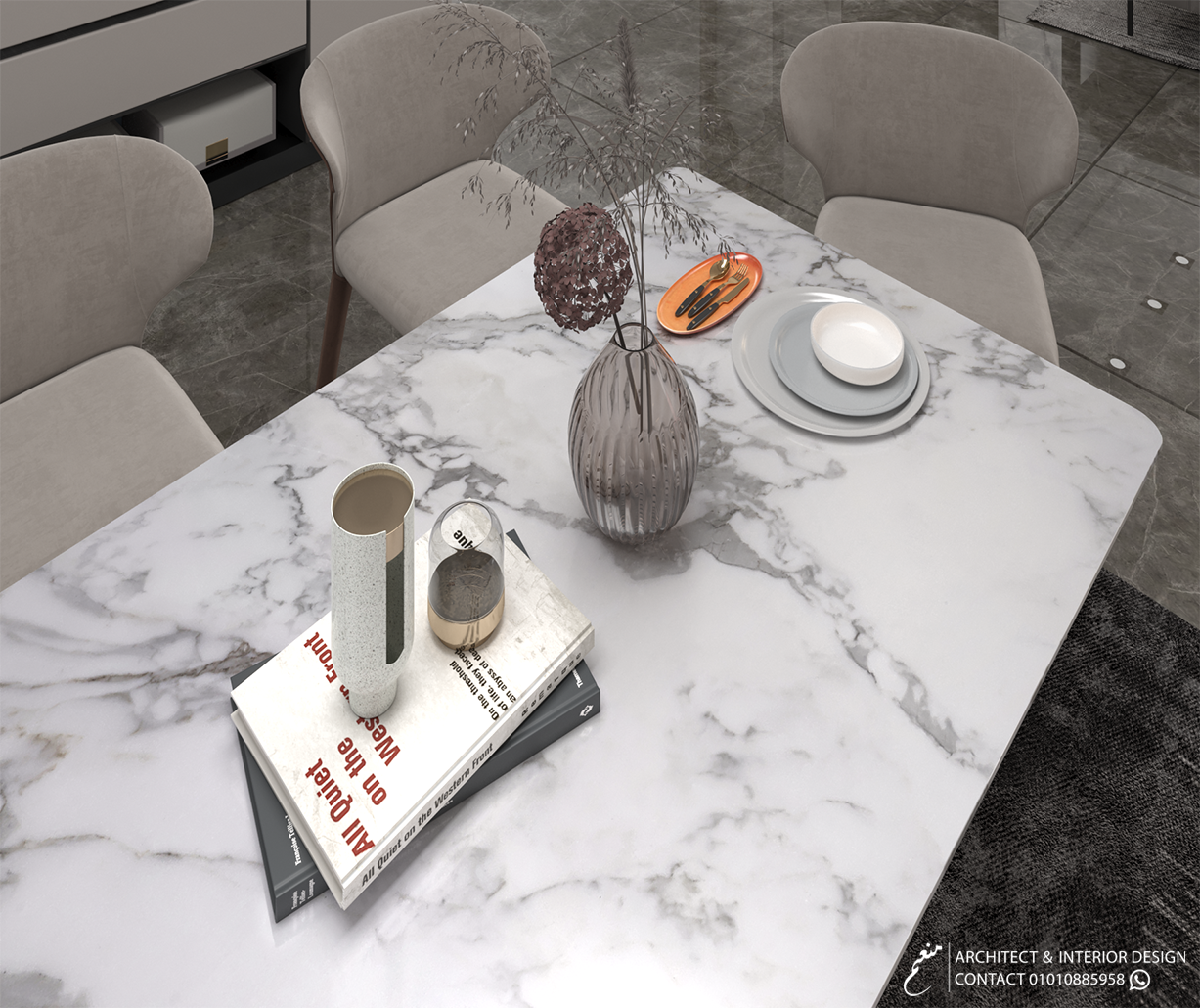 MODERN RECECPTION AND DINING ROOM-7