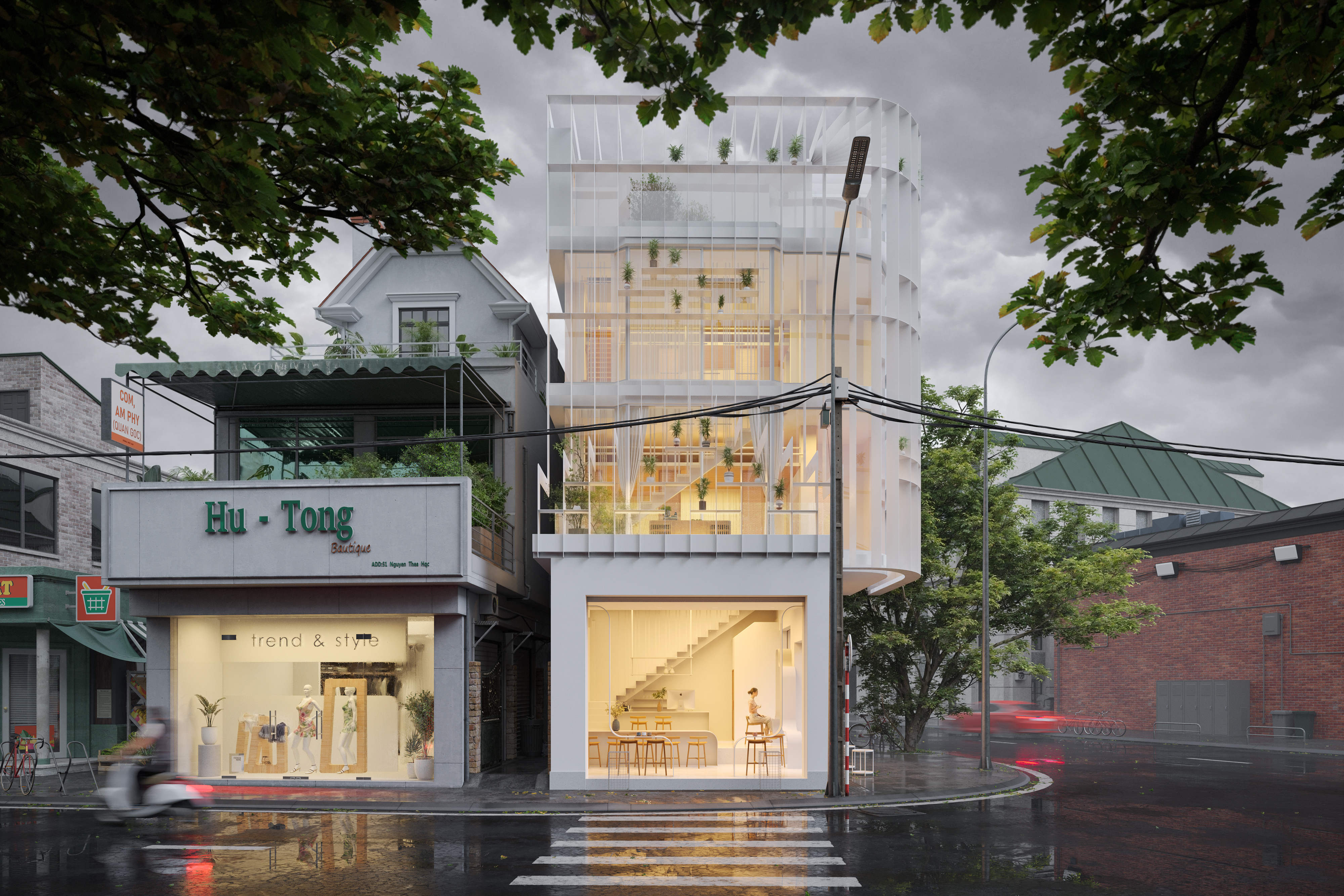 添姆咖啡店与家居店丨越南丨Nguyen Khai Architects & Associates-5