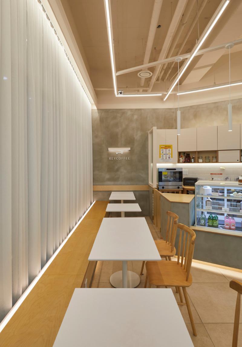 12 坪极简风咖啡厅设计 | 韩式 White&Woodton 风格-10