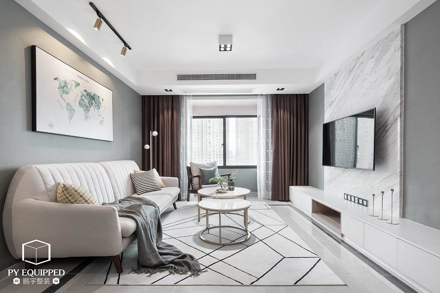 现代轻奢空间 | 鹏宇设计的深邃魅力-0