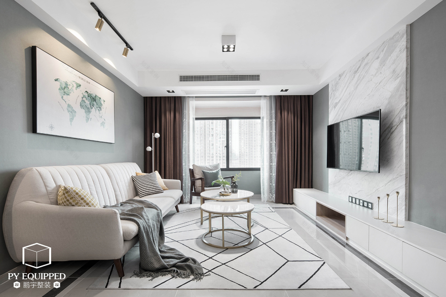 现代轻奢空间 | 鹏宇设计的深邃魅力-0