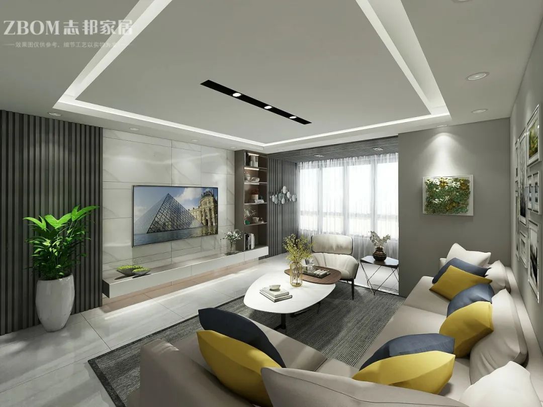 四川泸州 105㎡现代轻奢两居室,黑白灰中的小家大味道!-41