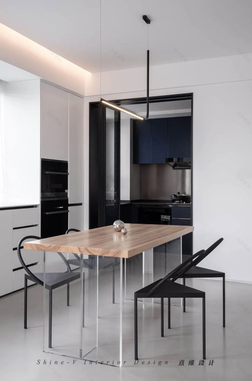 《不繁》极简风格精装房改造,打造空灵静美空间-54