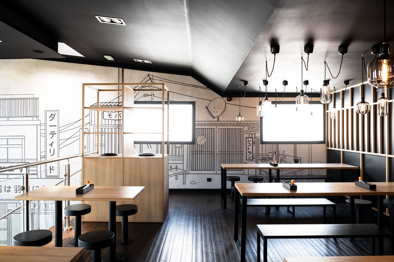 法式设计公司打造日式餐厅，时空穿越的怀旧街头风-10