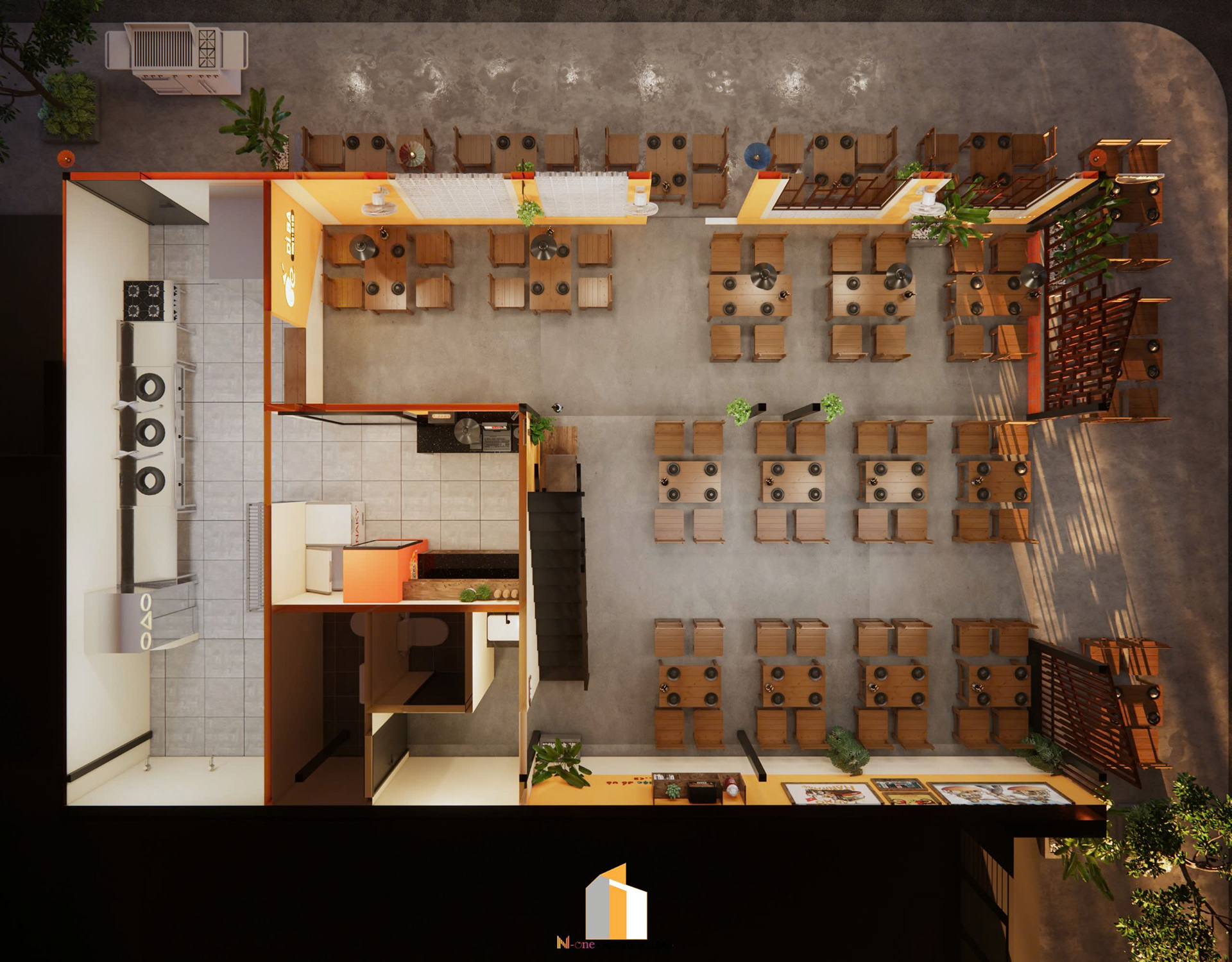 Quán Ốc Dì Ba（可能对应中文“第三螺店” ）丨越南胡志明市丨SN_Design（位于N  One）-6