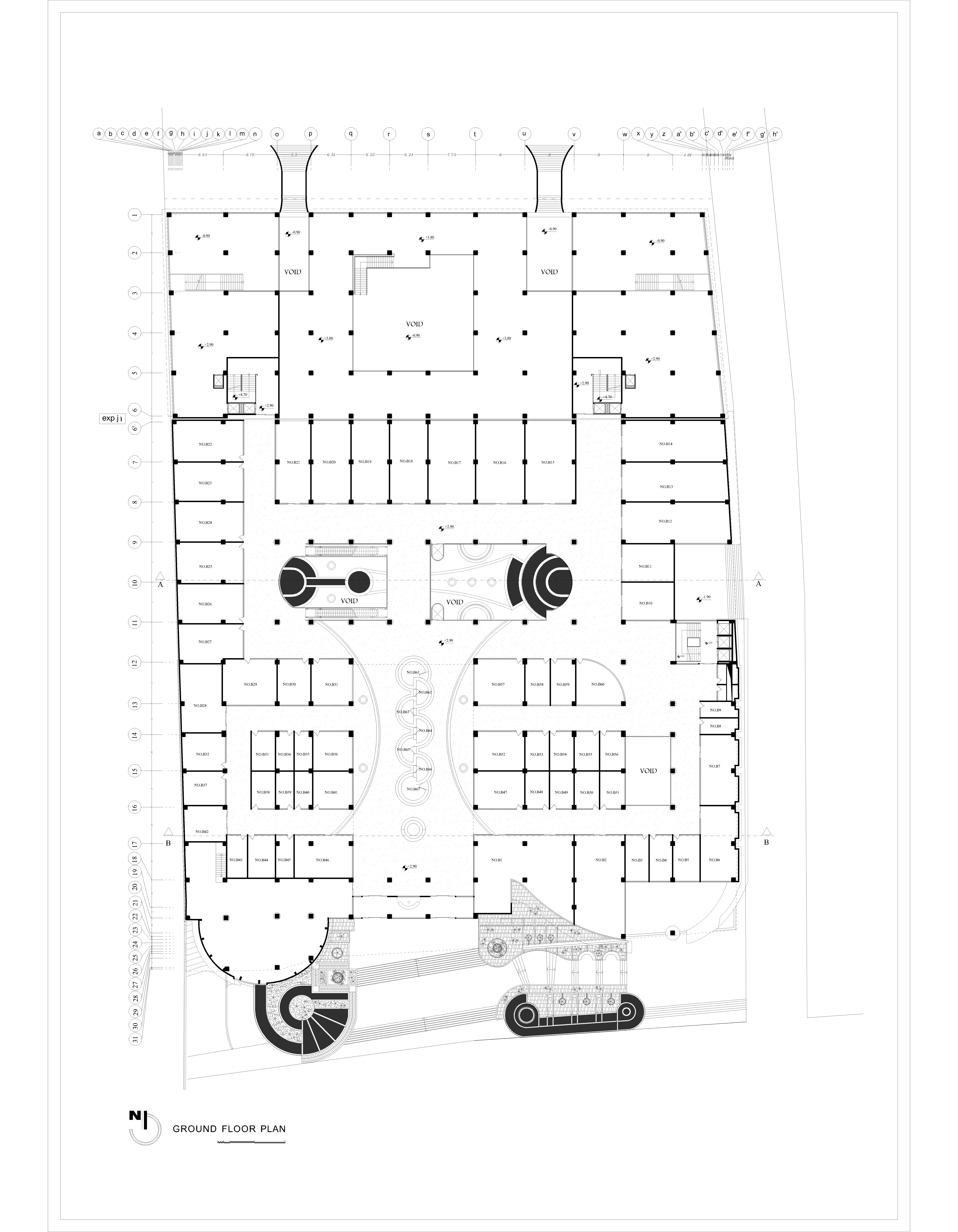 30 万至 50 万平方米的购物商场设计-14