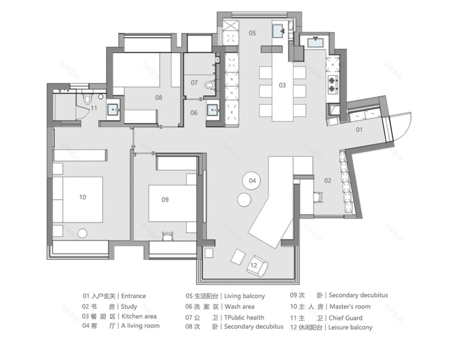 130㎡极简私宅丨中国惠州丨舍客扉藤设计-26