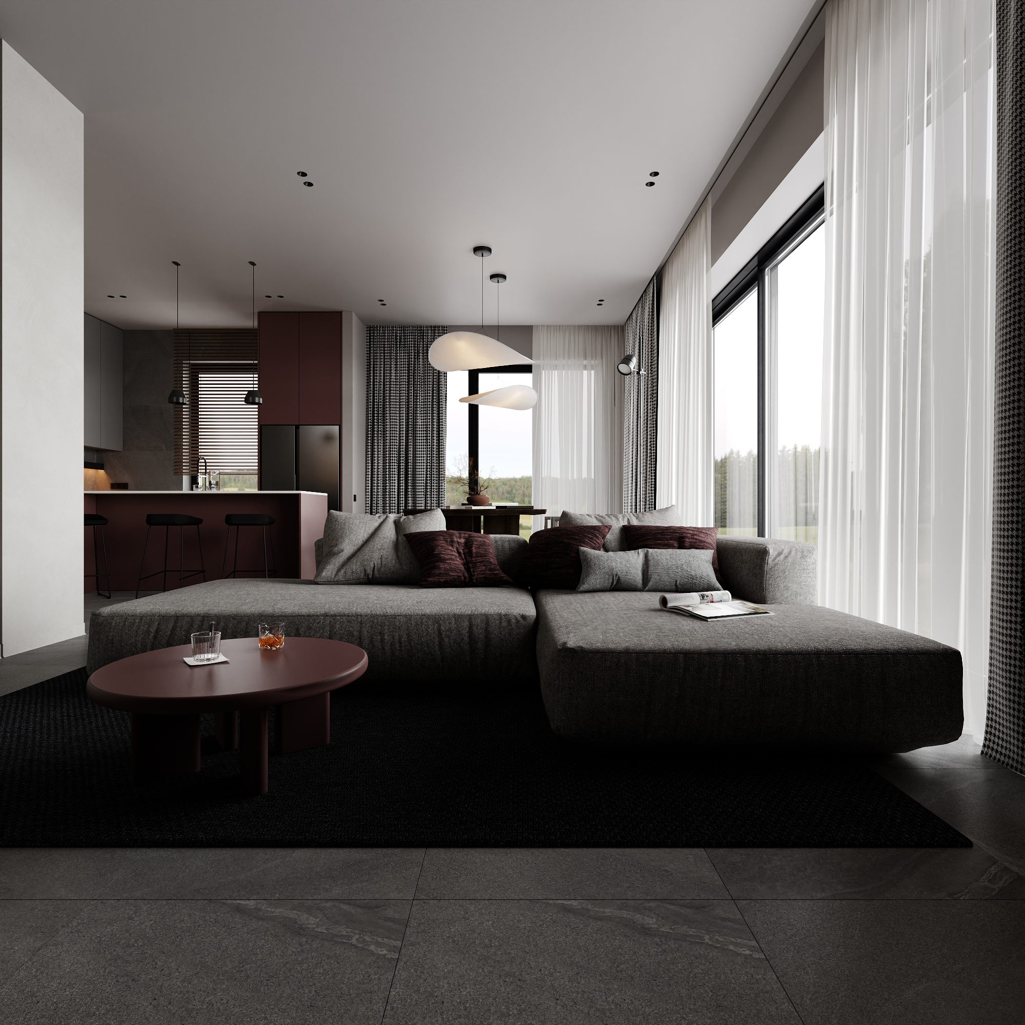 基辅简约风格住宅丨乌克兰基辅丨Bodes studio-15