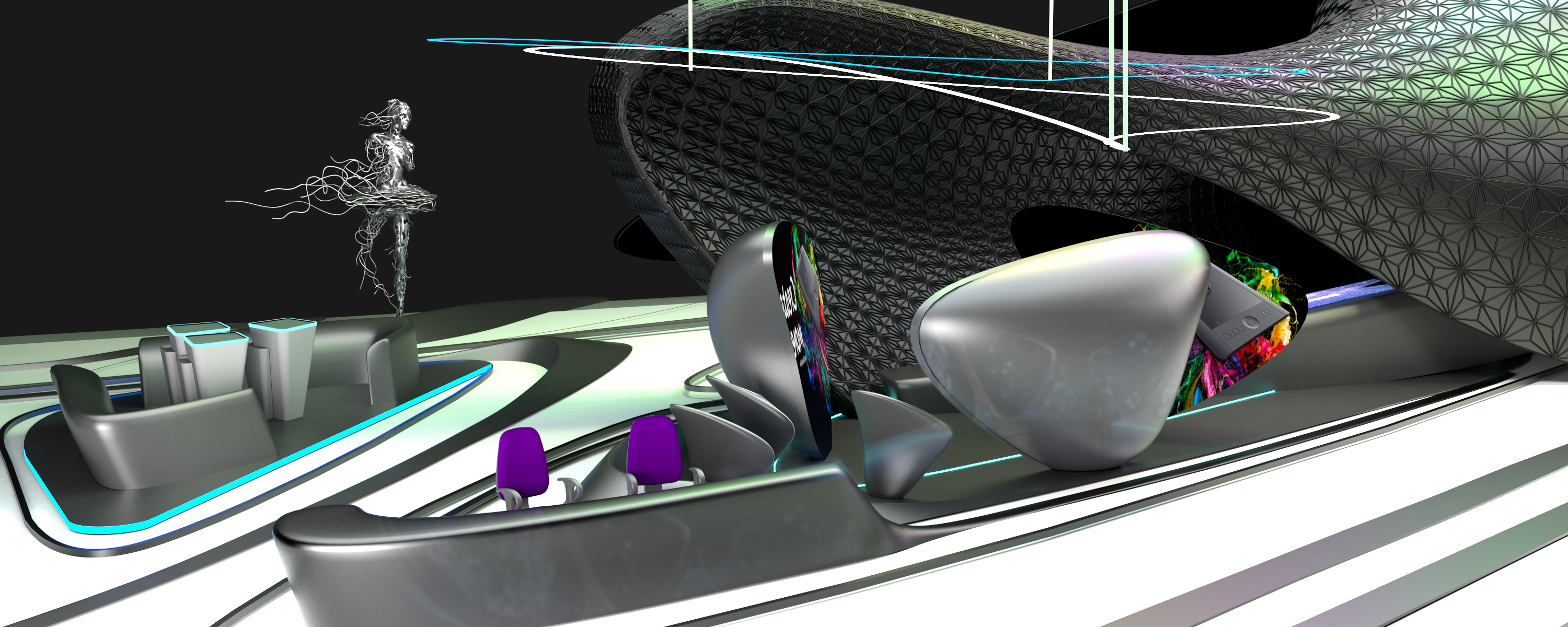 Wacom 展览摊位设计-16