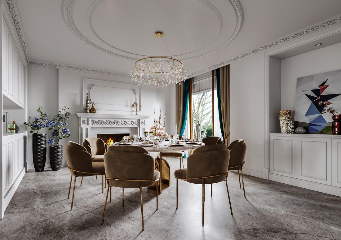 
济南法式轻奢风设计 -7