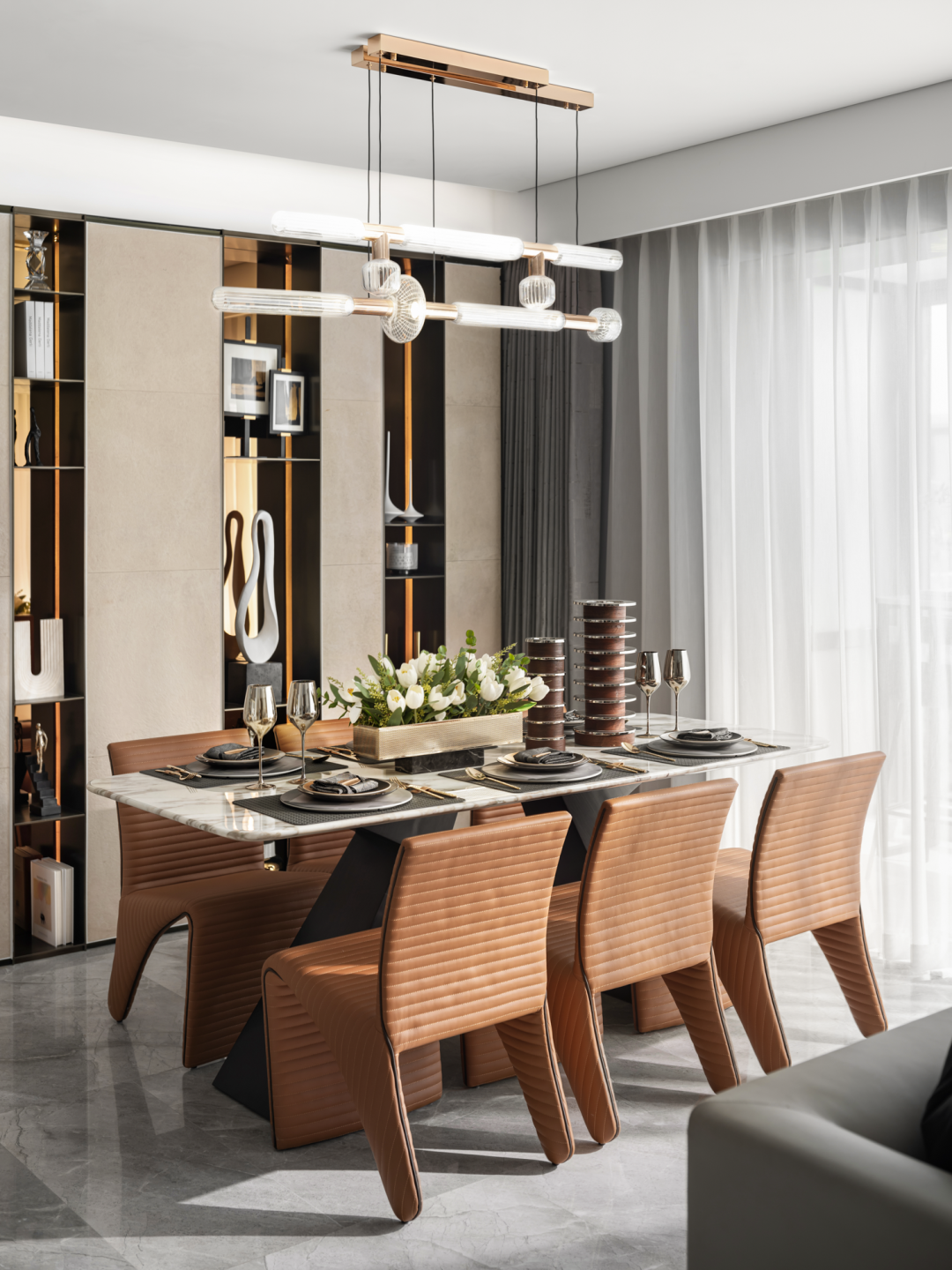 湖语颂中叠样板间丨中国苏州丨元禾大千（软装）,诗意空间（硬装）-20