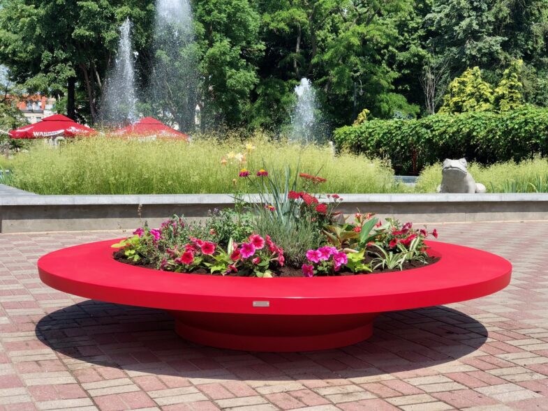 Elbląg新大型花盆公共空间增色项目丨波兰埃尔布隆格-12