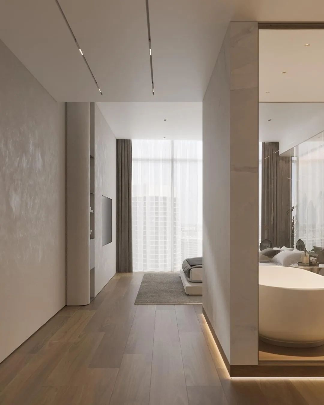 BISCAYNE BLVD 顶层复式极简主义设计丨ArtPartner Architects-66