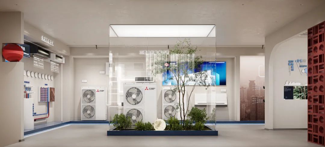 150㎡三菱电机中央空调++ 德国菲斯曼地暖展厅丨中国阜阳丨周笙笙全案设计工作室-15