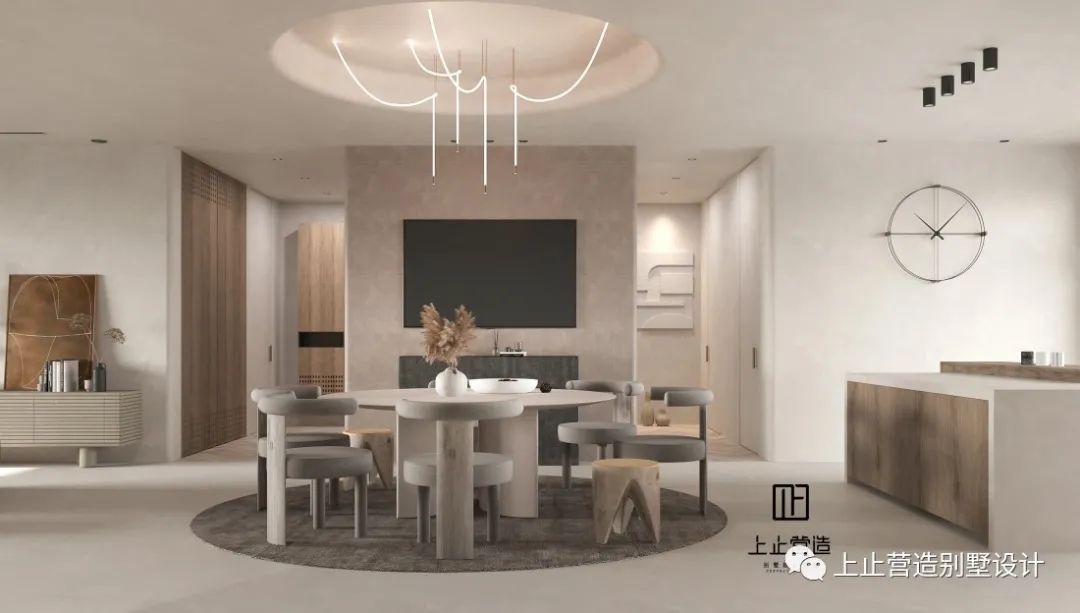 龙首壹号院侘寂风本真住宅设计丨上止营造别墅设计-18