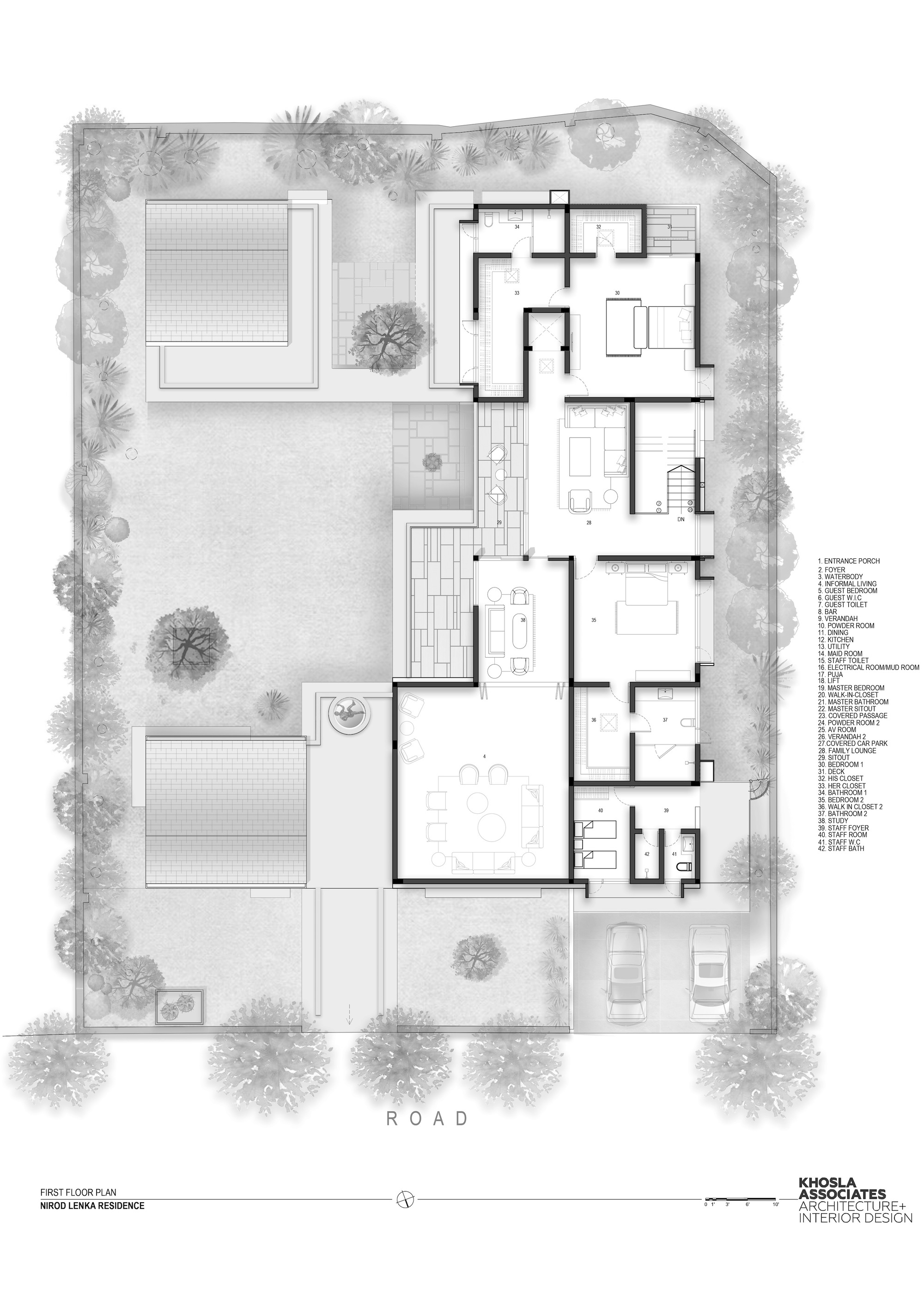 伦卡大厦（或伦卡之家）丨印度班加罗尔丨Khosla Associates-34