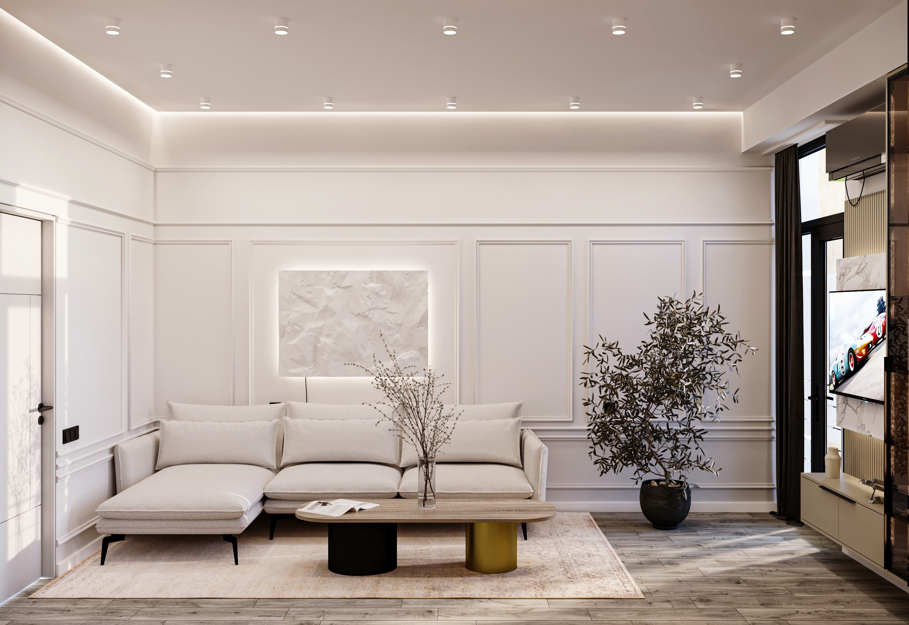 Studio apartment 24 sq.m design-5
