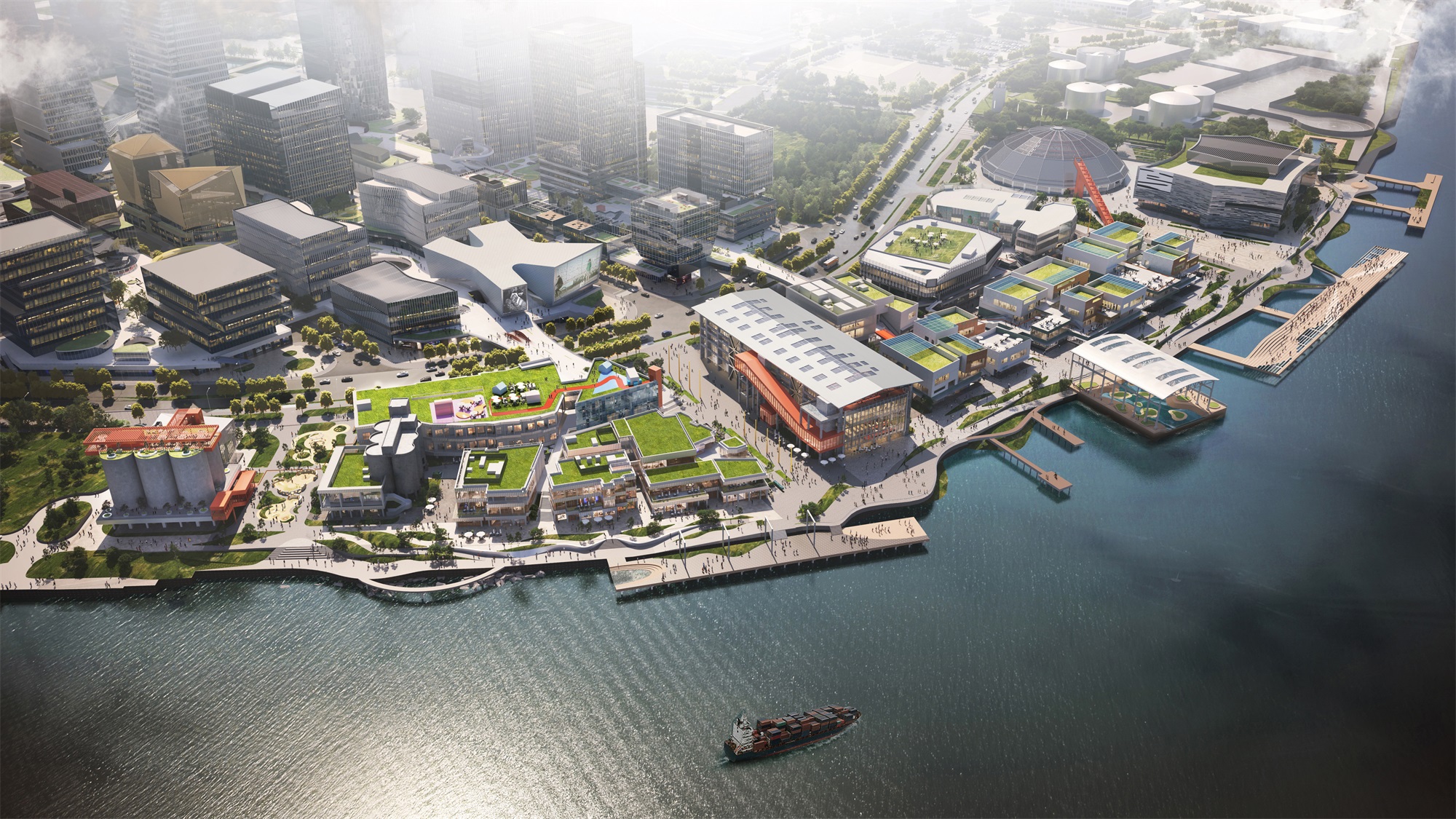 Gate M西岸梦中心丨中国徐汇丨Field Operations,THLA天华景观等-35