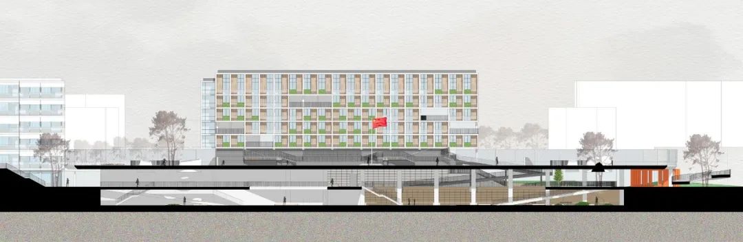 深圳松岗街道松岗商业中心城市更新九年一贯制学校项目丨中国深圳丨立方设计-23
