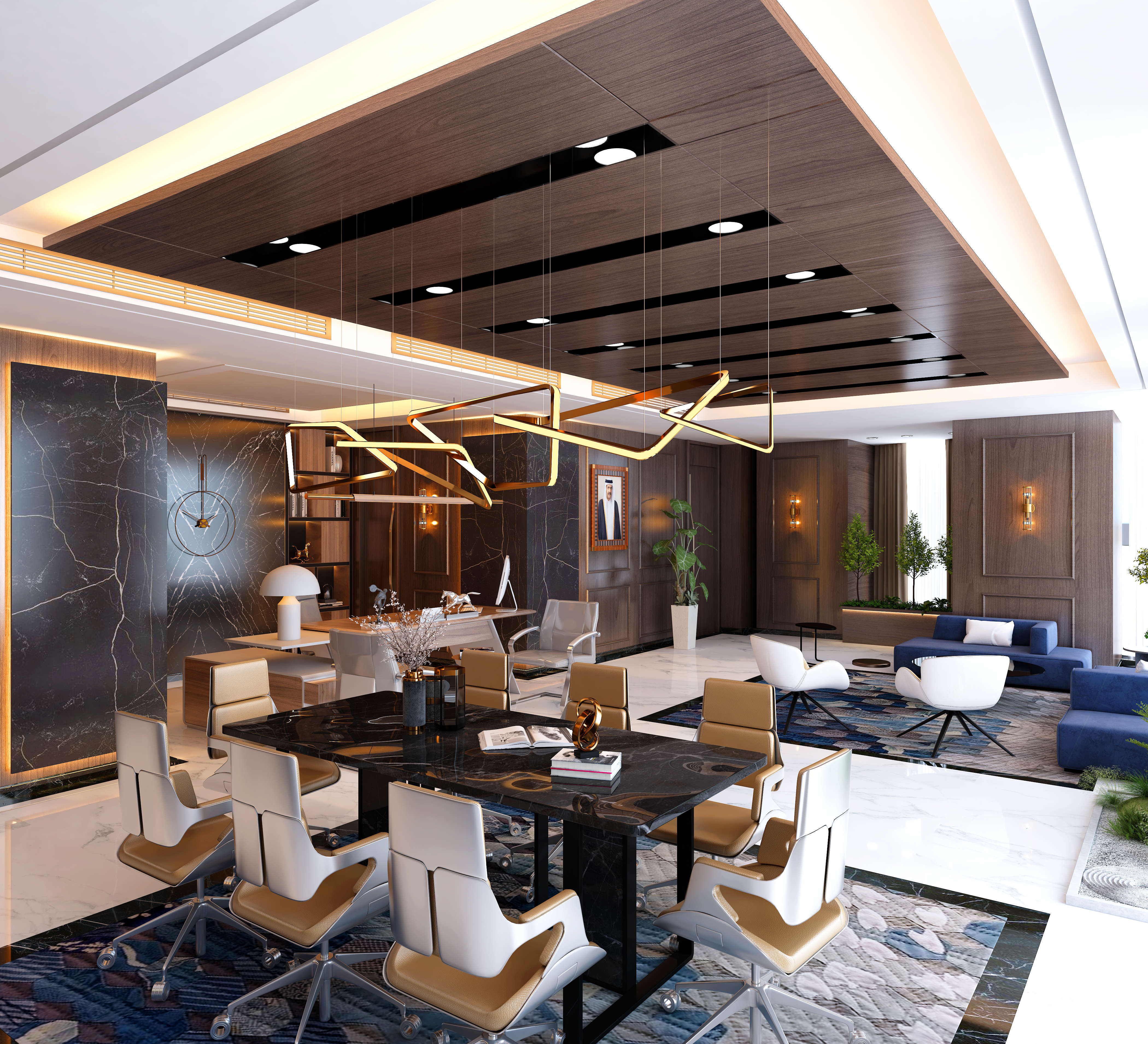 NEBRAS 电力办公室室内设计丨卡塔尔多哈丨Valance Group-11