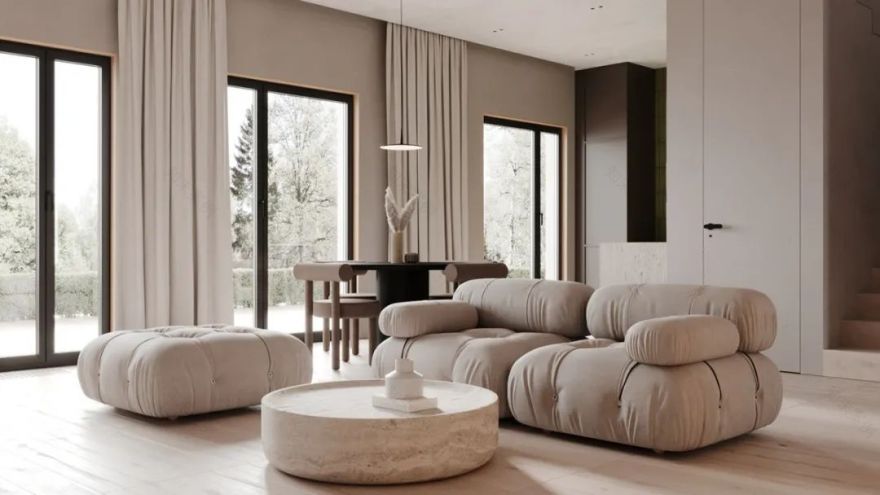 78㎡极简温暖公寓丨Lika Shakhnazarian-24