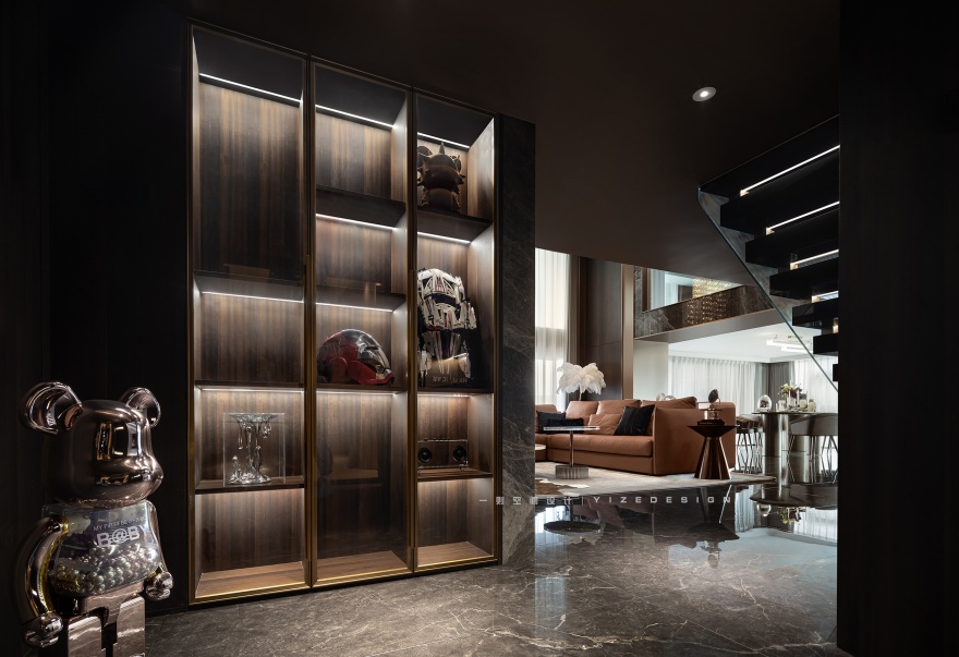 现代轻奢杭州跃层住宅设计丨中国杭州丨赵艺哲设计工作室-12