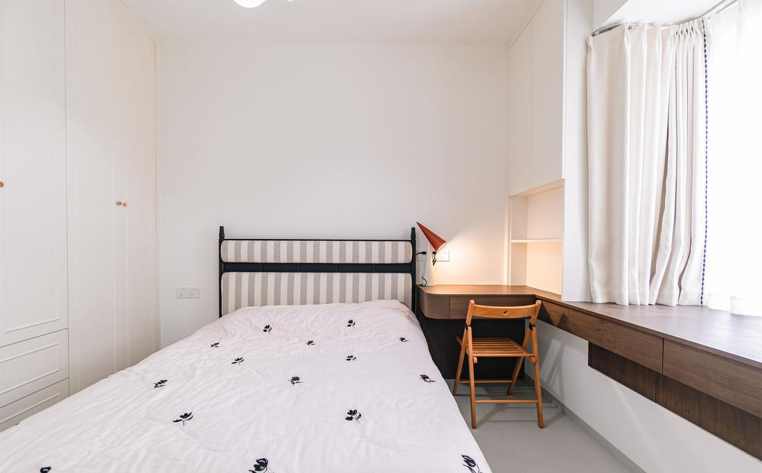 96㎡中古混搭风四居室装修-37