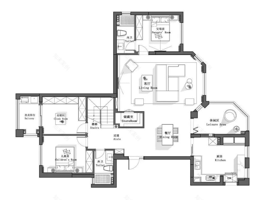 尚品半岛 | 原木极简,构建温馨空间-15