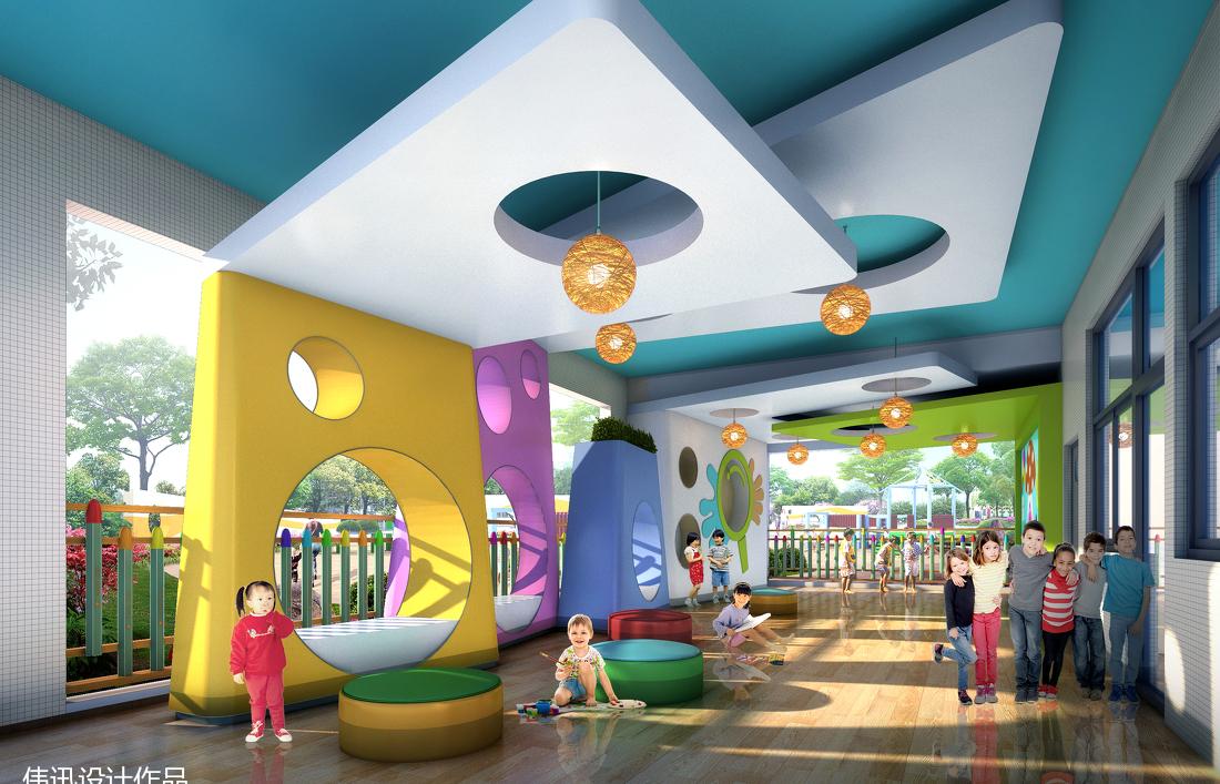晓港中马路幼儿园室内设计-4