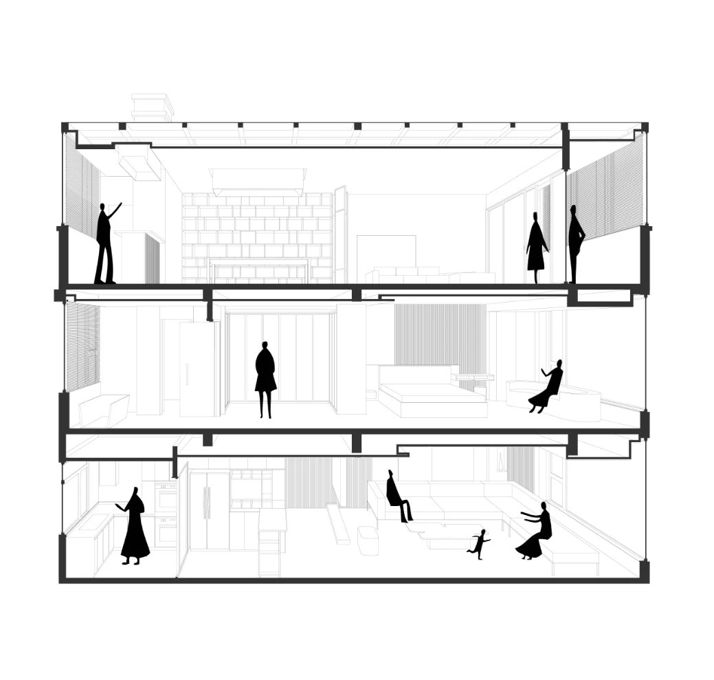 长沙 255㎡极简别墅，黑白灰演绎空间气质-66