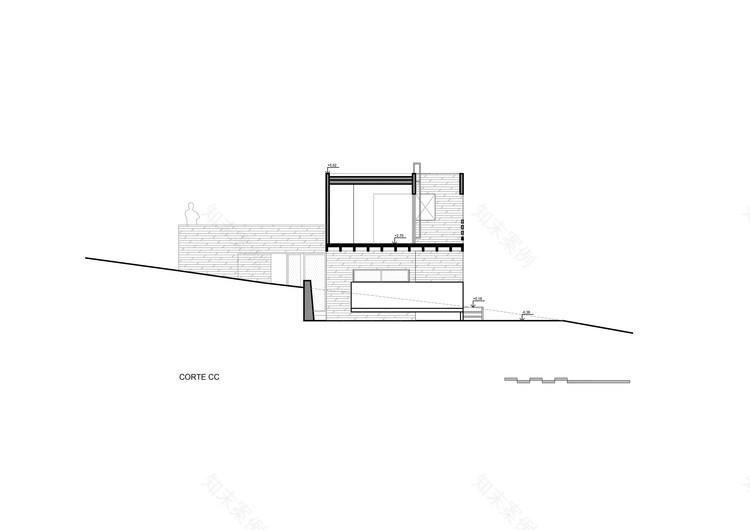 智利洛斯莫尔斯海滩木质别墅融入山脉景观-24