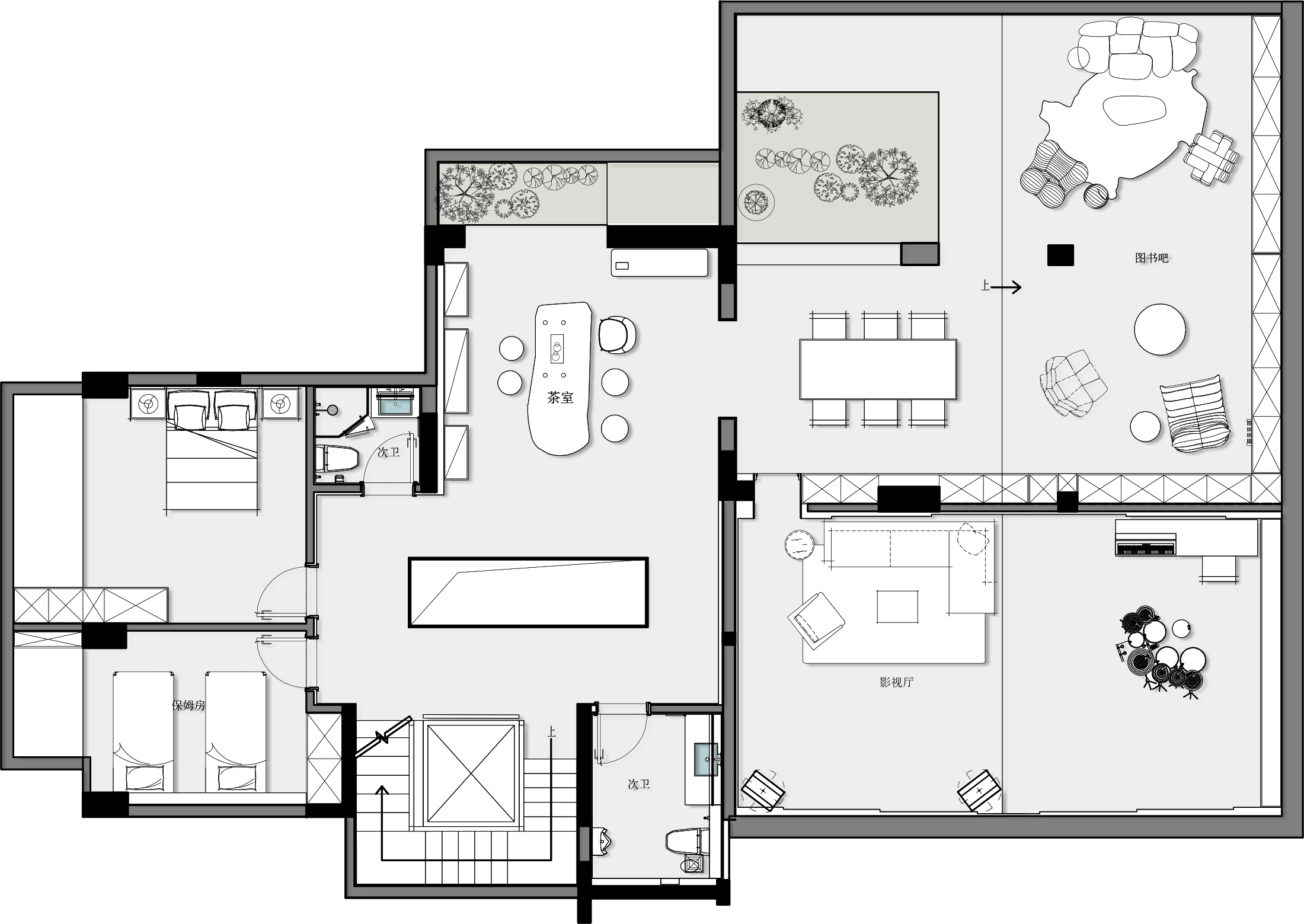 新作 · 余颢凌|深圳700㎡ 半山观海别墅丨中国深圳丨STUDIO.Y室内设计事务所,四川尚舍家室内设计-213