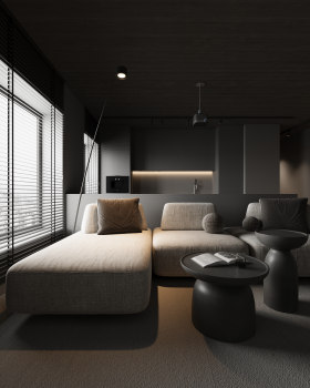 Dark Tones 公寓设计丨Mostdesigngroup