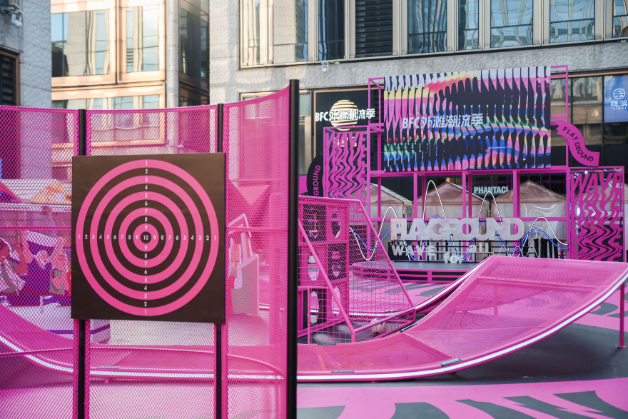BFC外滩潮流季之粉色游乐场丨圣德创意O.U.R Studio.-24