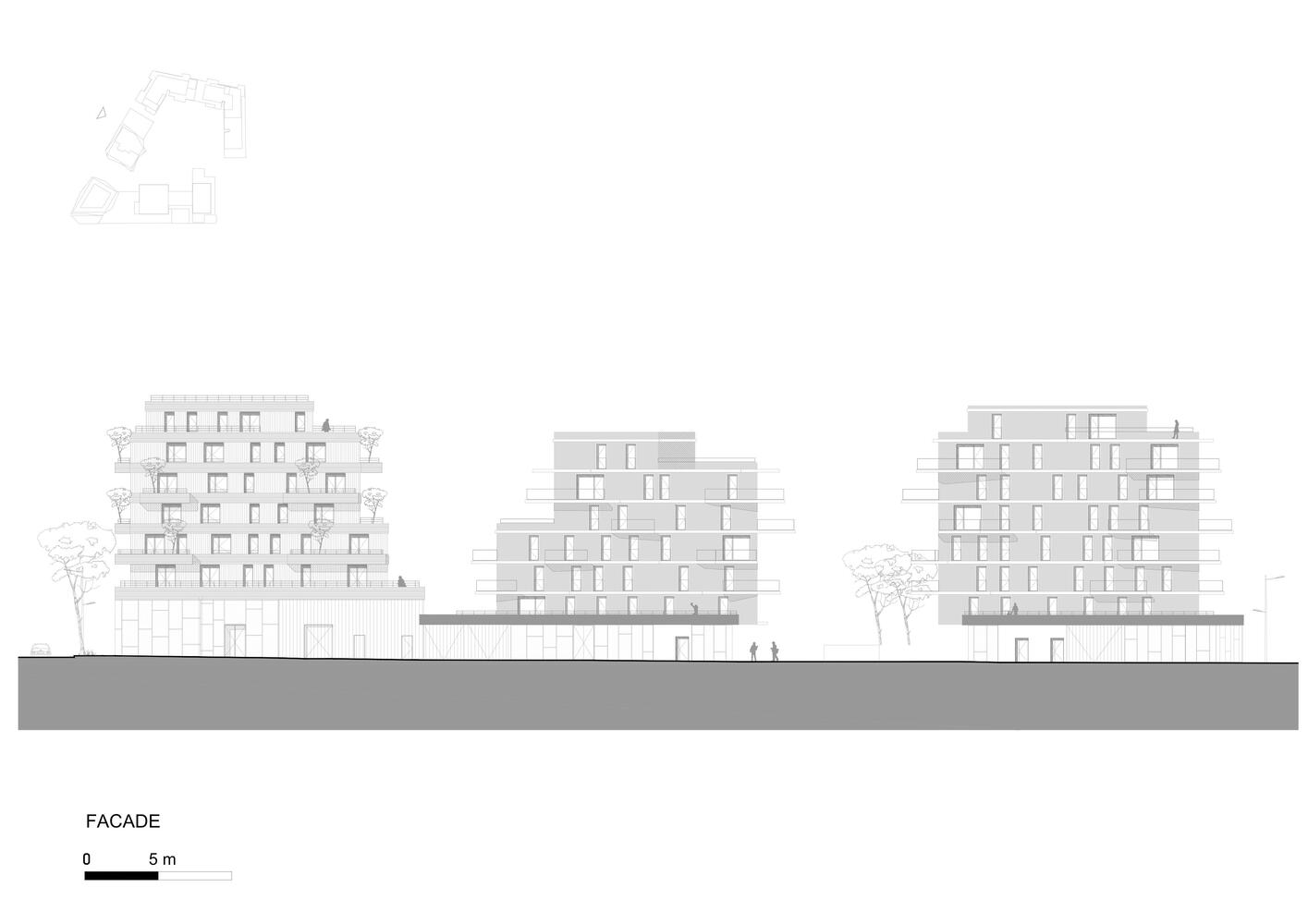 Jeanne D´Arc Residence 建筑设计丨法国丨Christophe Rouselle Architecte-40