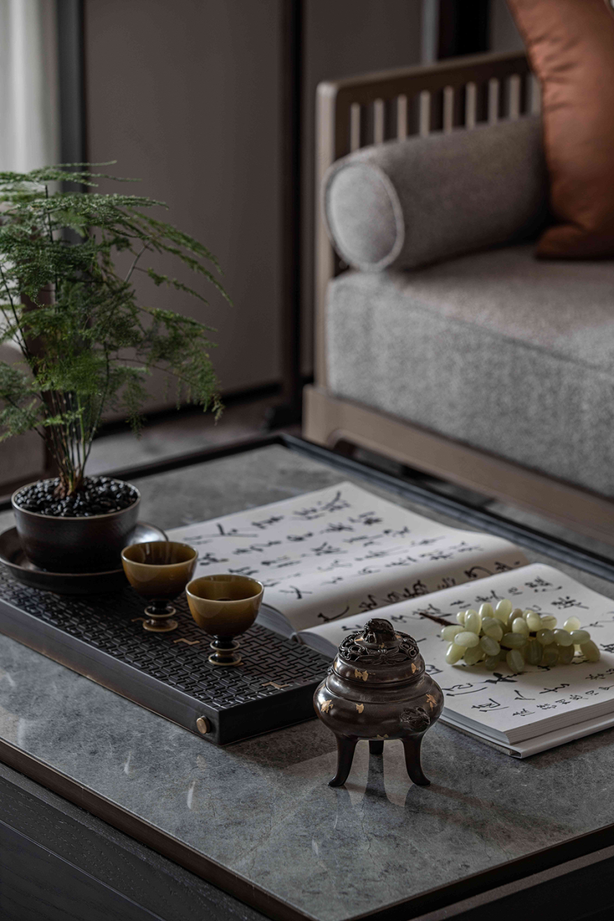 105㎡新中式公寓设计丨壹新设计-1